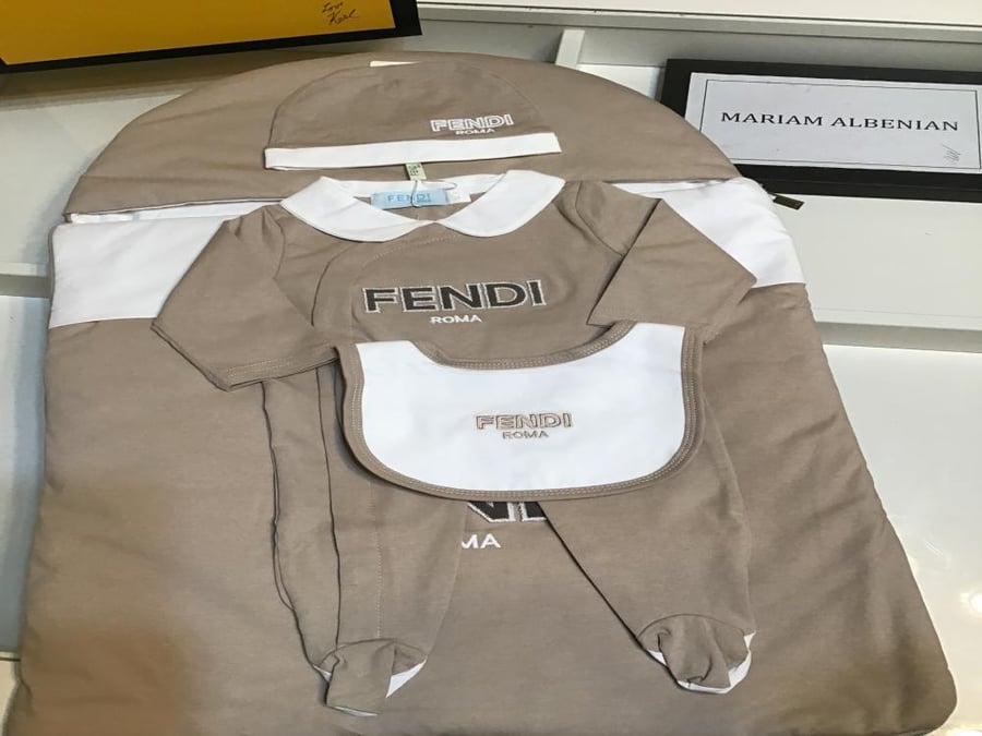 Fendi newborn set