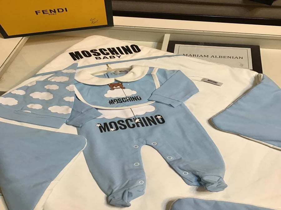 Moschino newborn set