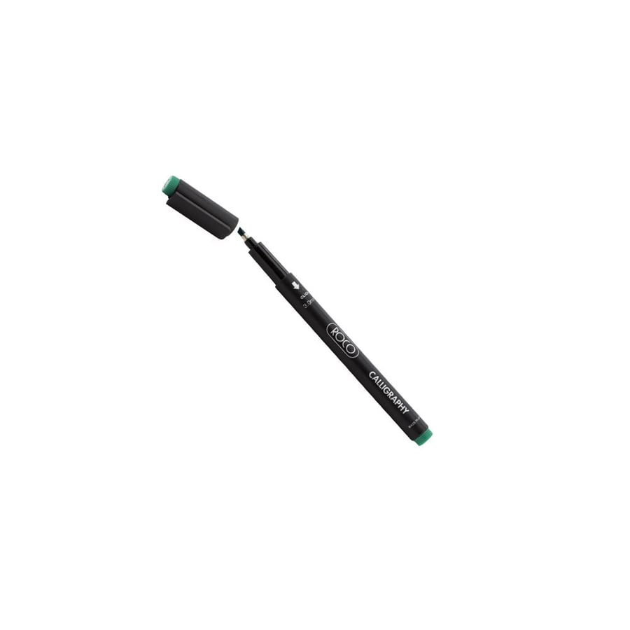 روكو قلم خط عربي أخضر 3.0 مم، موديل: RQ-28593GRN