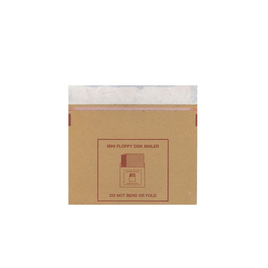 Brown Cardboard Mailing Disc, Model: FOLD