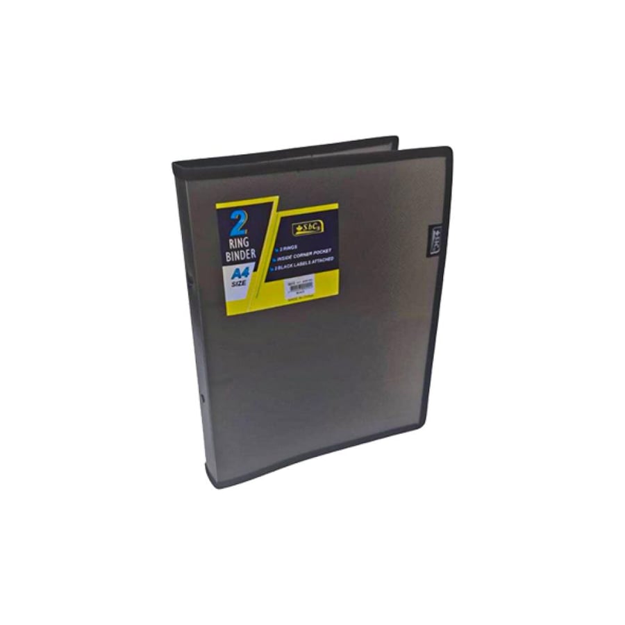 SBC plastic file with two luxurious rings, Model: 6690-003