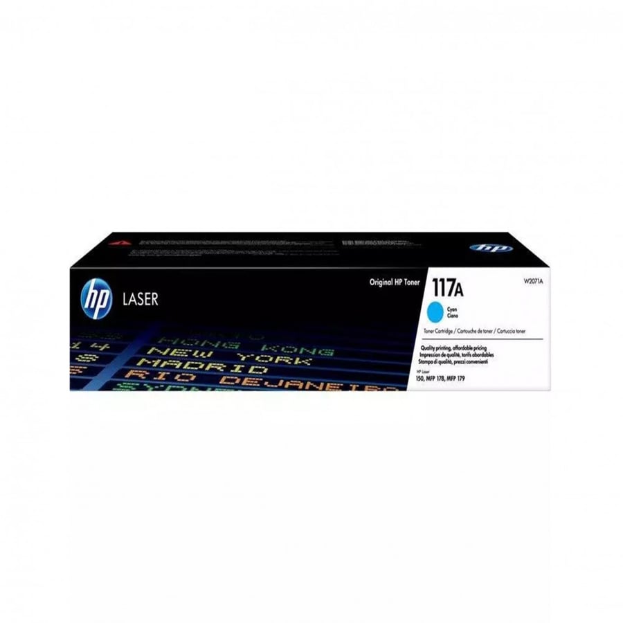 Hp 117A Laserjet Toner Cyan For 150/178/179 , Model : W2071A