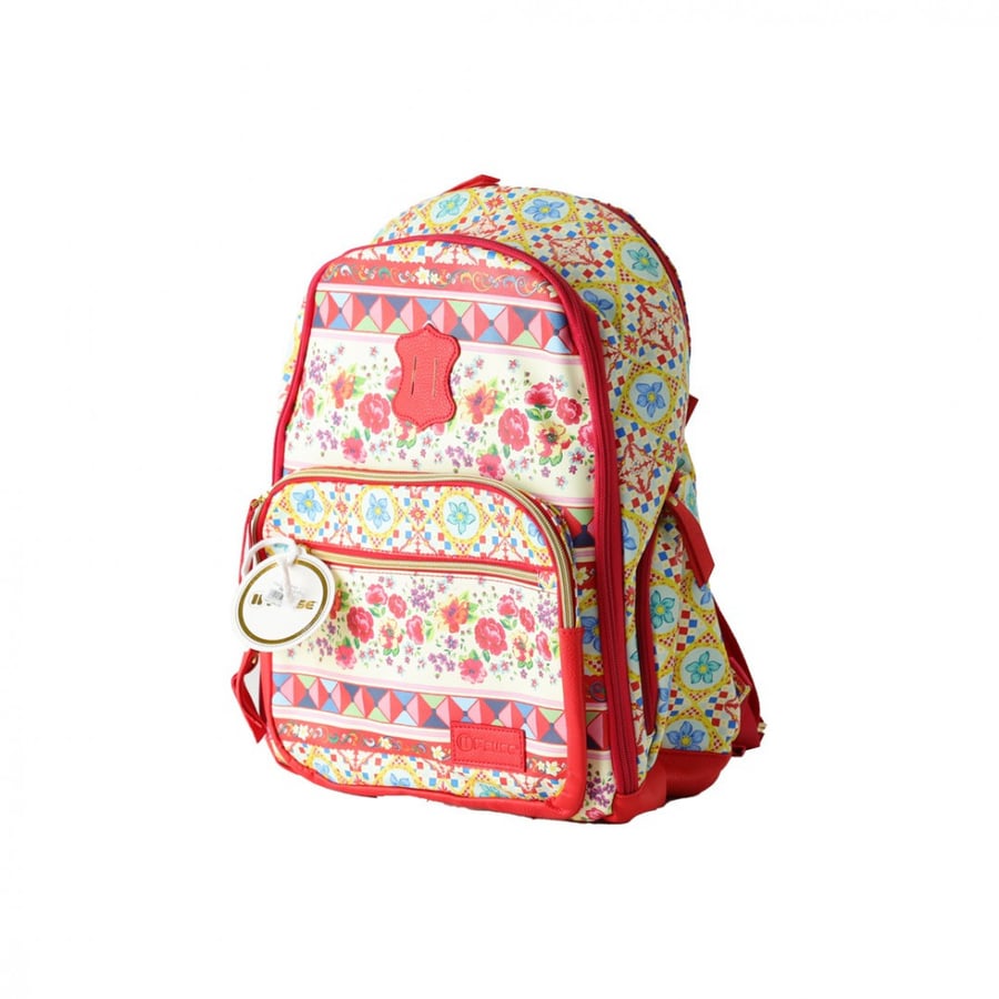 Pause Floral Print Backpack  ، Model : PPU-1306-18D