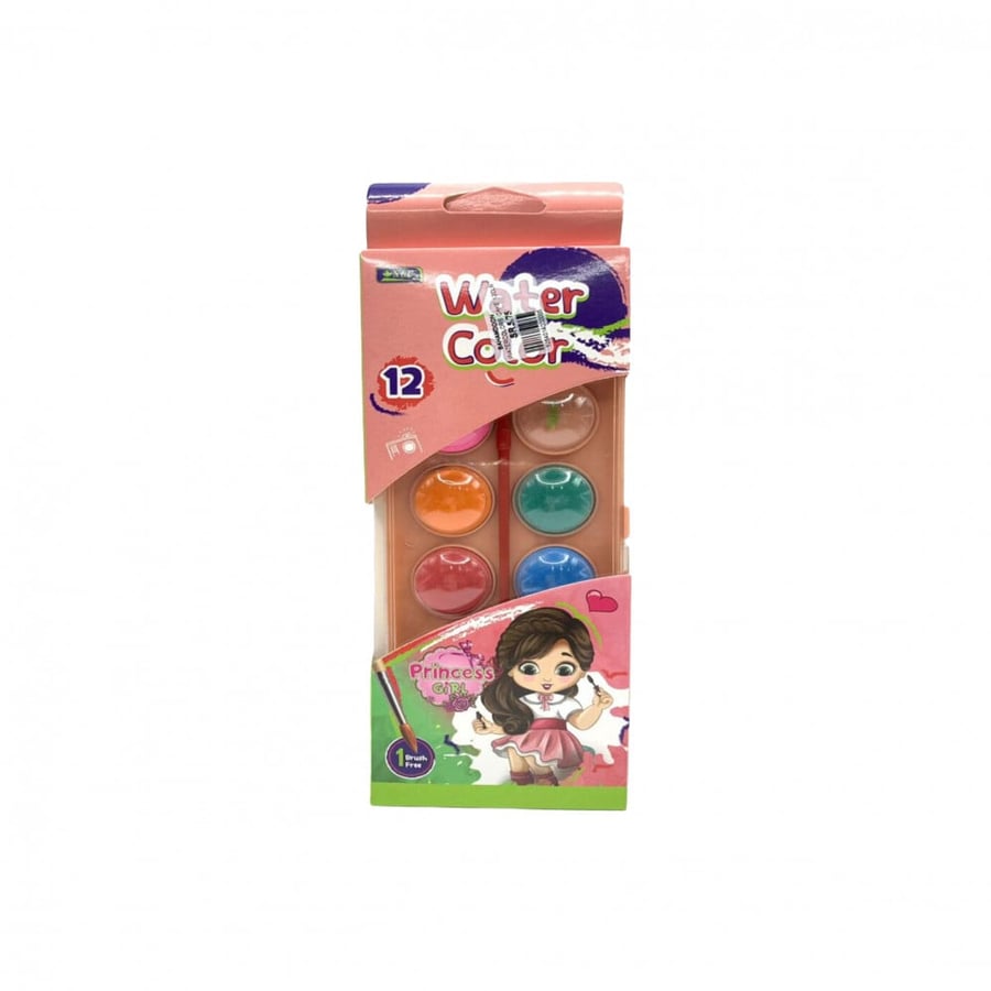 WATERCOLORS CAKE  PRINCESS GIRL  ، MODEL:5254-014