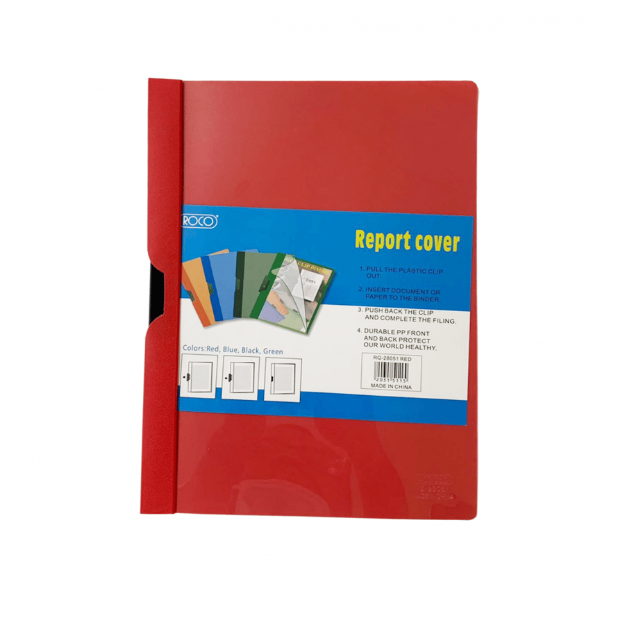 روكو غلاف تقرير وجه شفاف ، موديل : RQ-28051RED