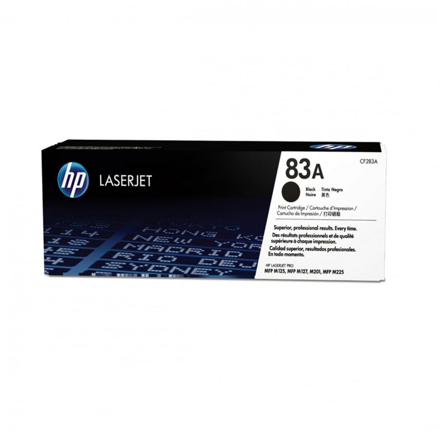 اتش بي 83A حبر طابعه ليزر اسود , موديل : Cf283A