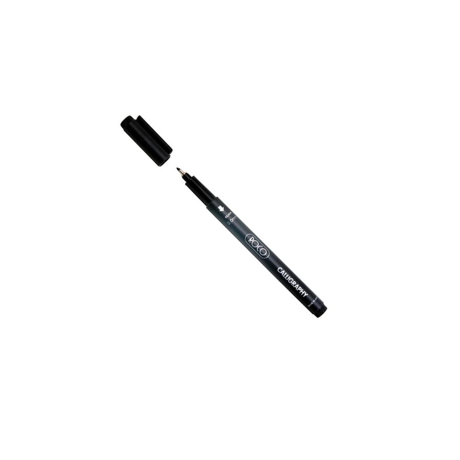 روكو قلم خط عربي أسود 2.0 مم، موديل: RQ-28592BLK