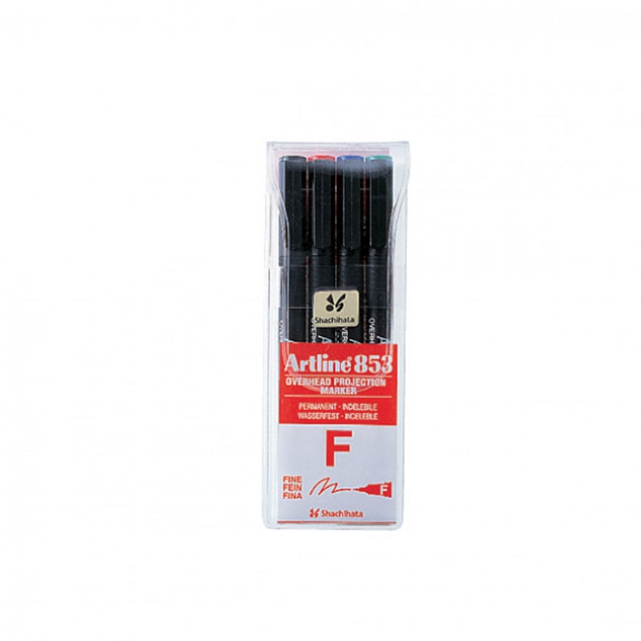 أرت لاين 853  طقم ماركر مناسب لجميع الاستعمالات ، موديل : EK-854/4W