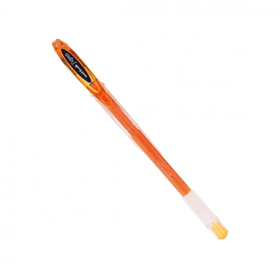 "UNI-BALL GEL INK  UNI SIGNO , MODEL : UM-120OR  ORANGE , 0.7"