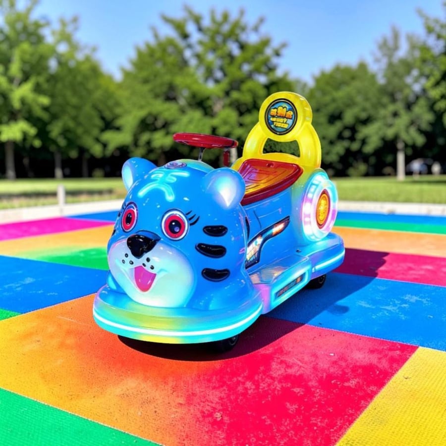 سيارة ملاهي بشكل قطة