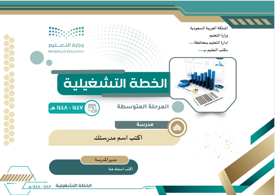 الخطة التشغيلية للمرحلة المتوسطة بصيغة وورد قابلة للتعديل