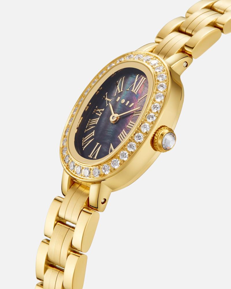 Yasir women's watch from Steel in gold color