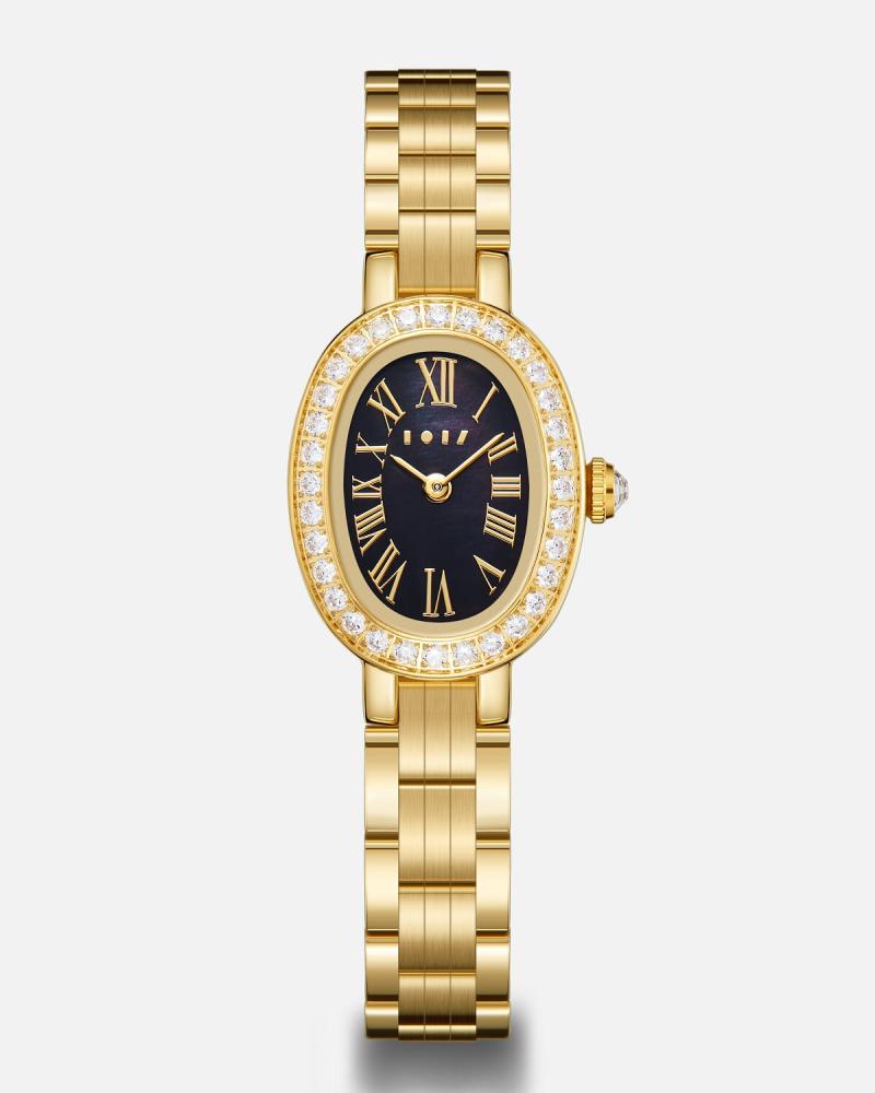 Yasir women's watch from Steel in gold color