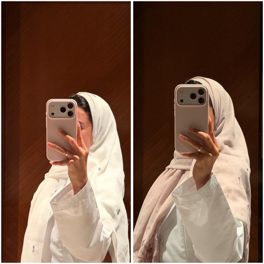 طرحتين بوال ابيض ووردي