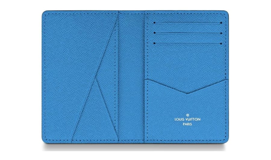 Louis Vuitton  Pocket Organizers Blue Big Dameir