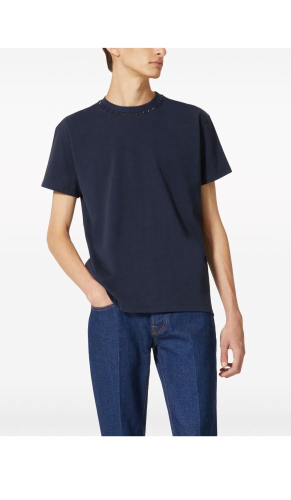Valentino Garavani - Stud T-Shirt Navy