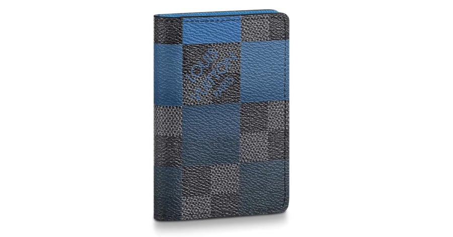 Louis Vuitton  Pocket Organizers Blue Big Dameir