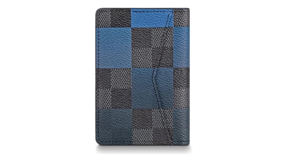 Louis Vuitton  Pocket Organizers Blue Big Dameir
