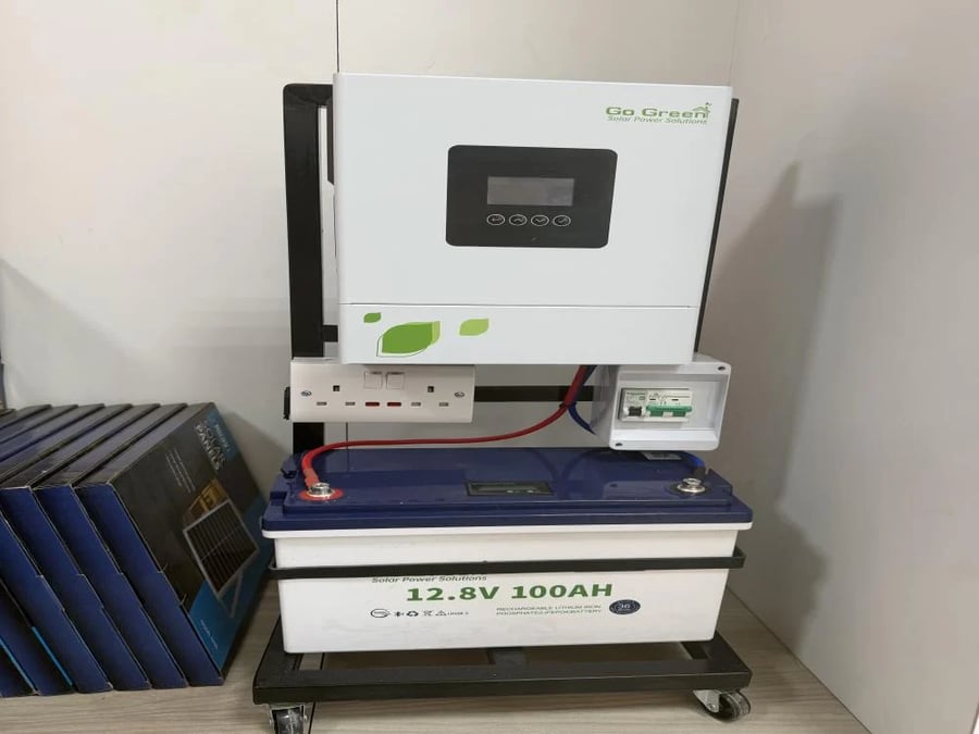 محطة الطاقة الشمسية المتكاملة - إصدار الليثيوم المطور Wh1280