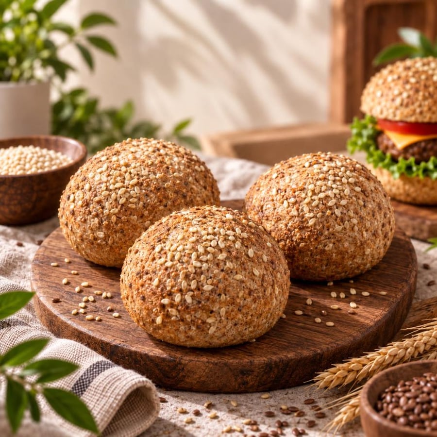 Keto burger bread