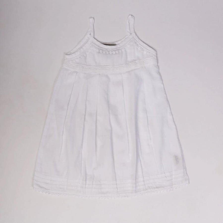 SPAGHETTI DRESS - COTTON WHITE