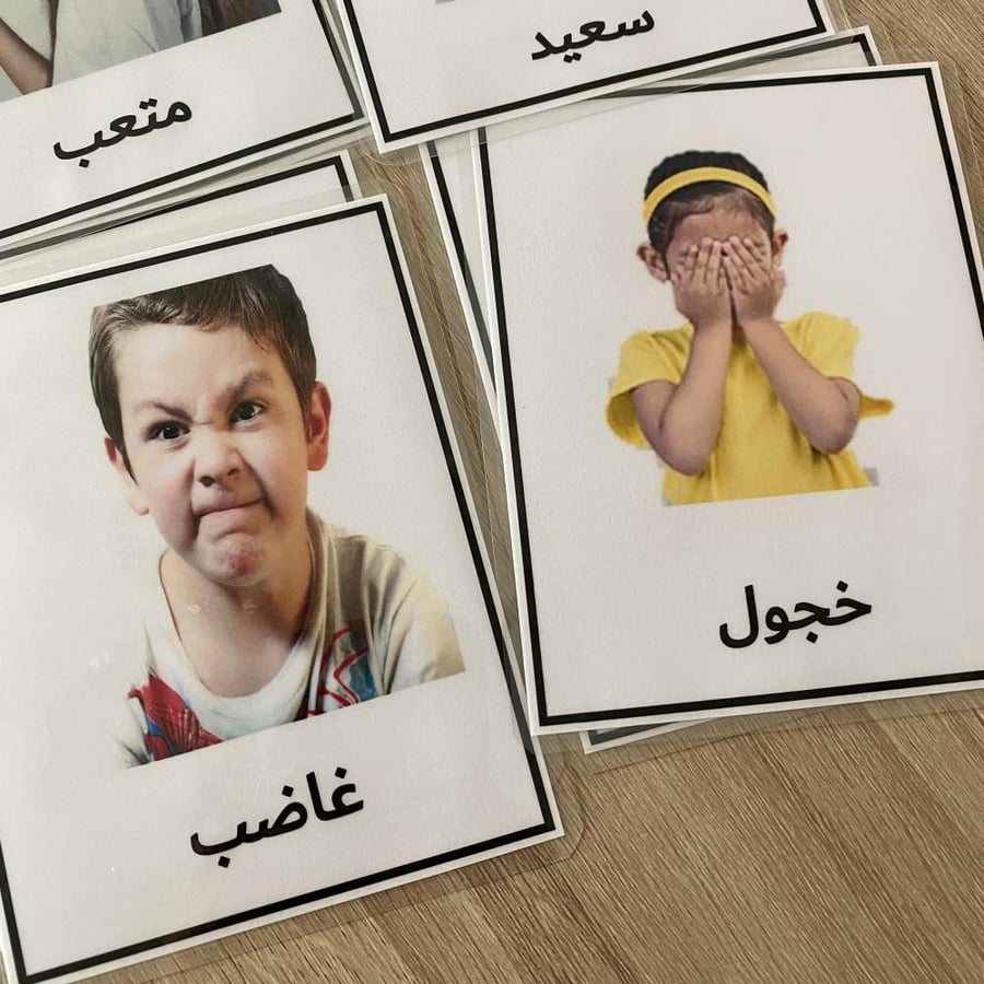 Emotion cards real pictures