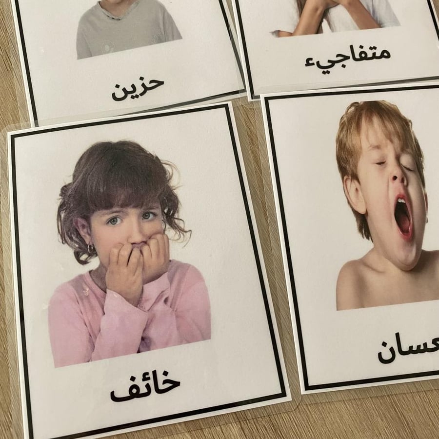 Emotion cards real pictures