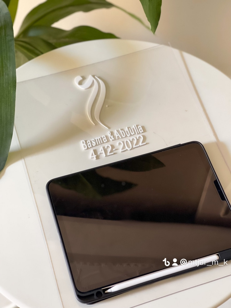 Acrylic board iPad not printing