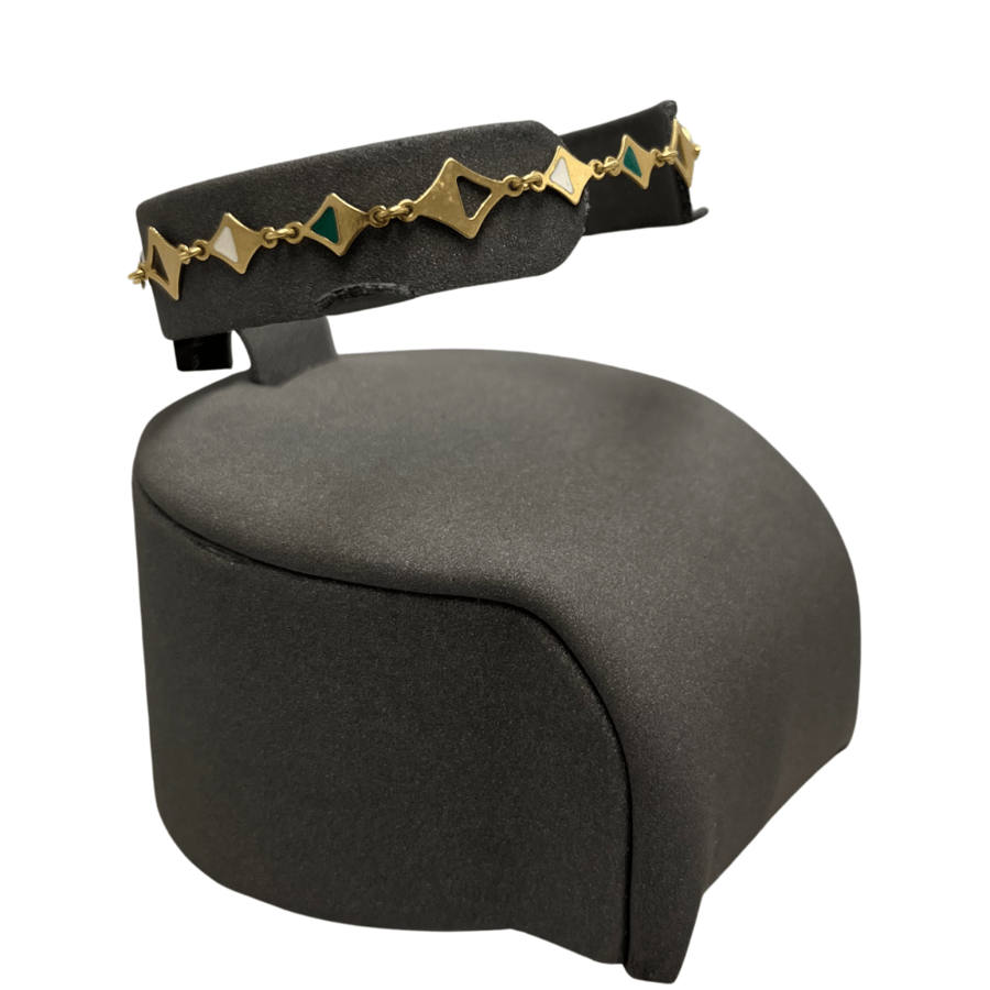 سوارة ذهب عيار 18 وزن 3.19g