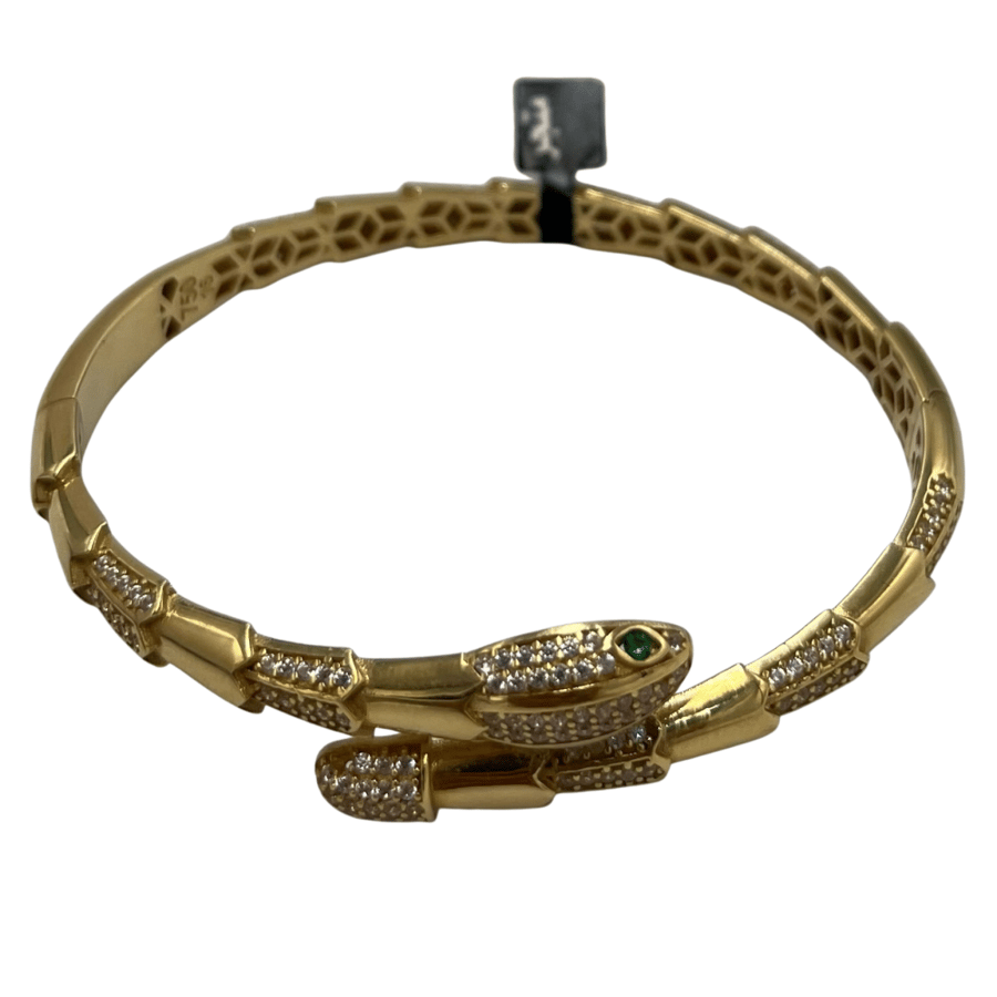 سوارة ذهب عيار 18 وزن 14.6g