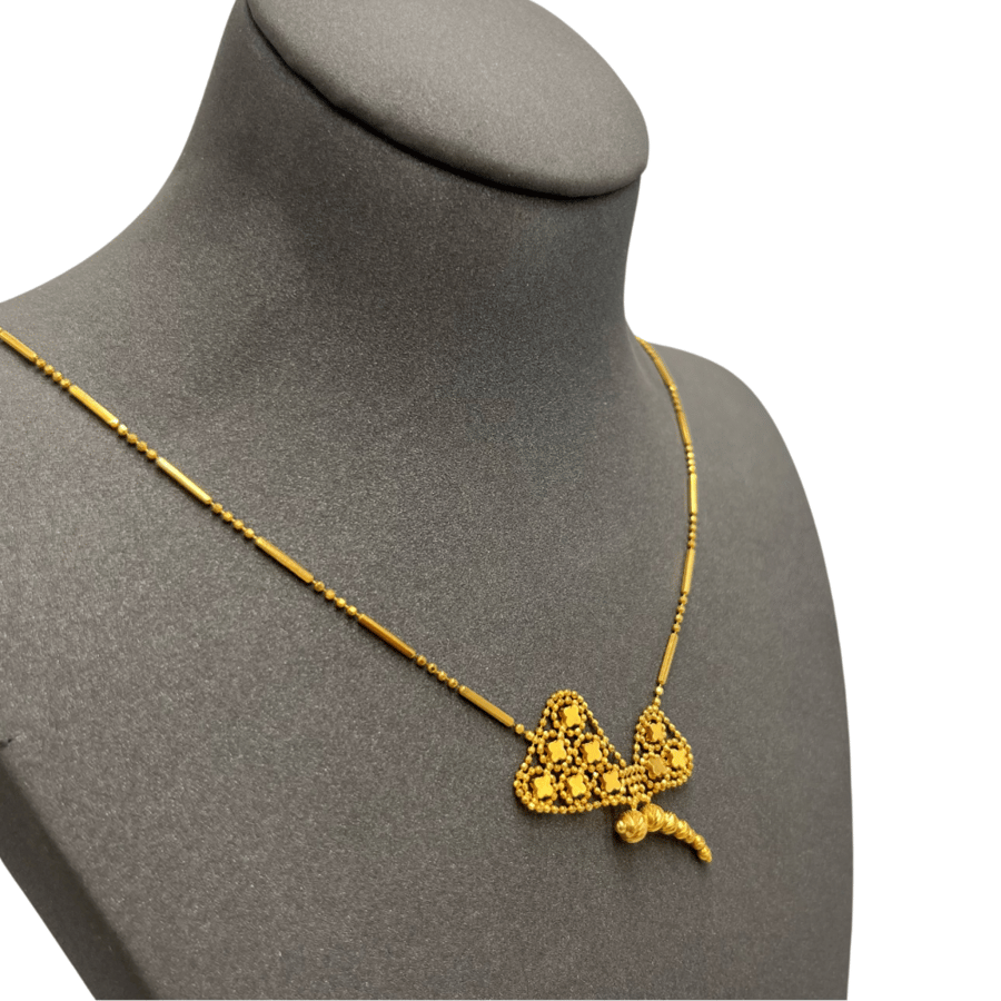 Gold necklace 21 karat weight 5.6g