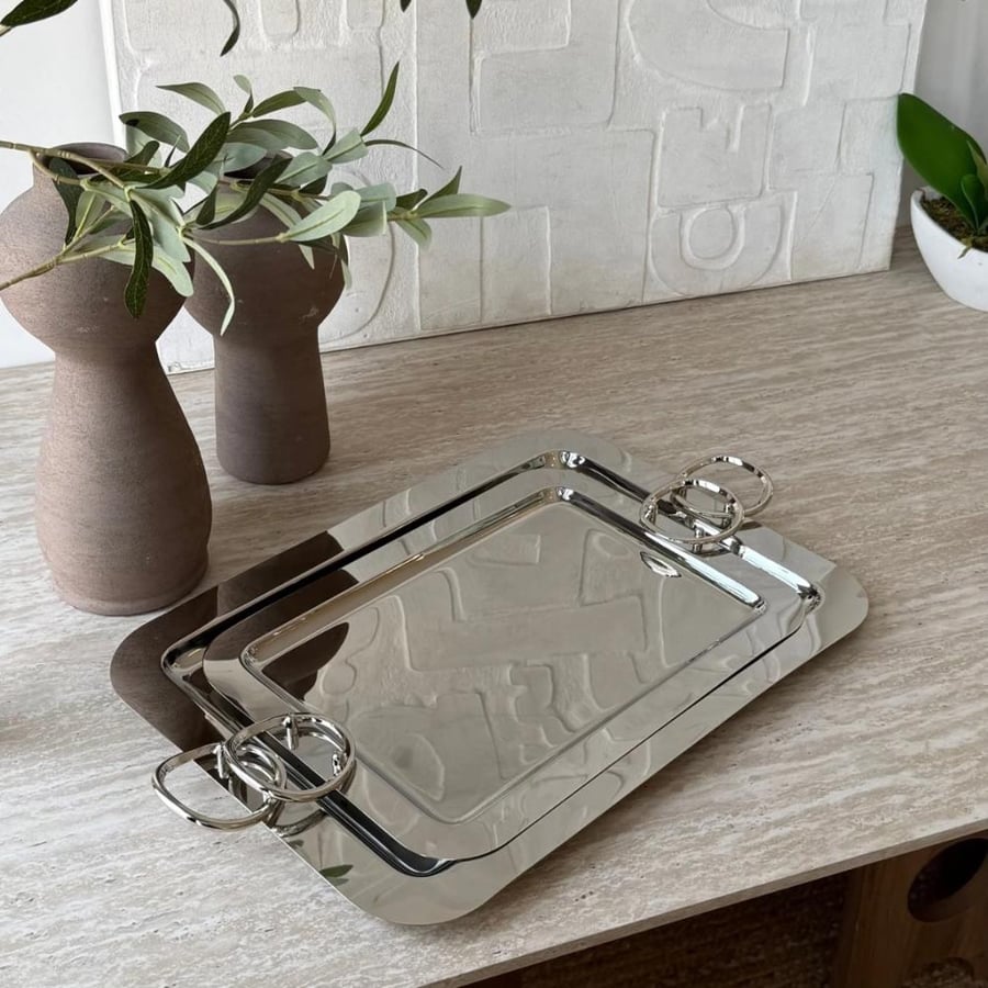 Nickel presentation tray