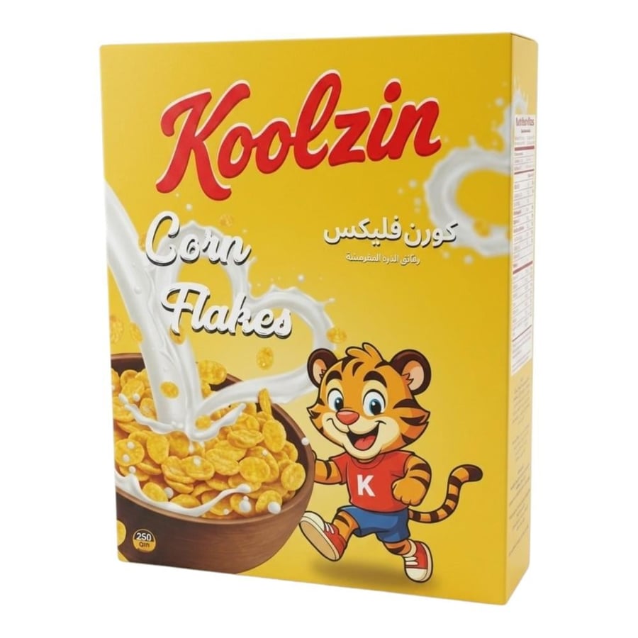 كوولزين رقائق الذره  250جرام