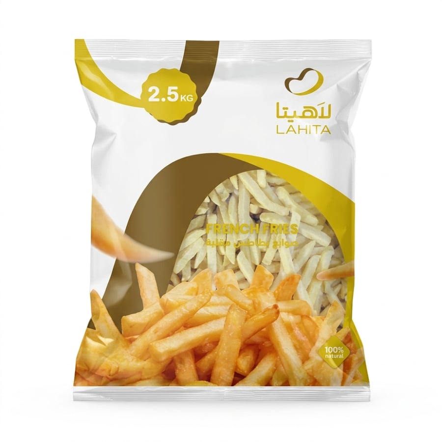 بطاطس لاهيتا مجمد 2.5كيلو