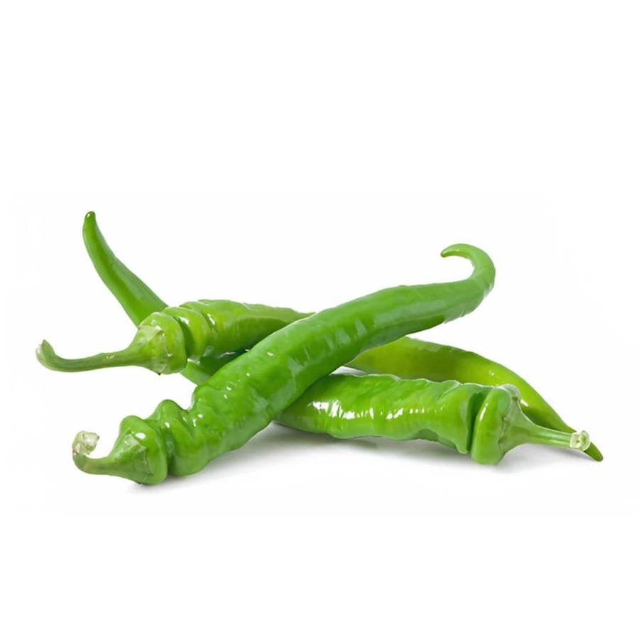 Long Indian green pepper plate approximately 400 grams