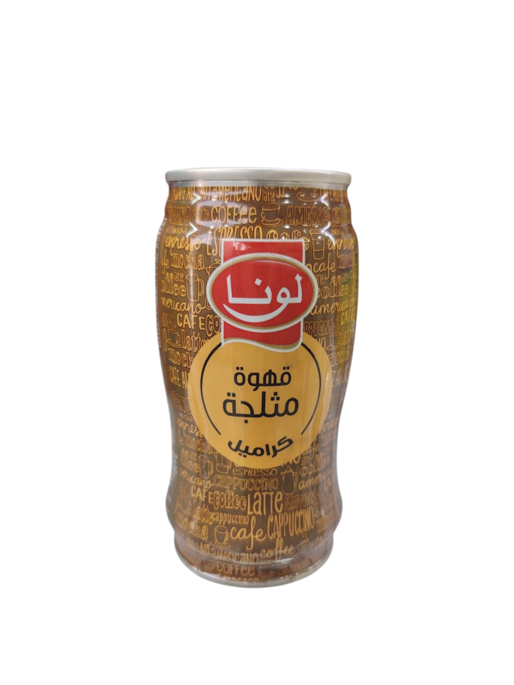 لونا قهوة مثلجة كراميل  240 مل