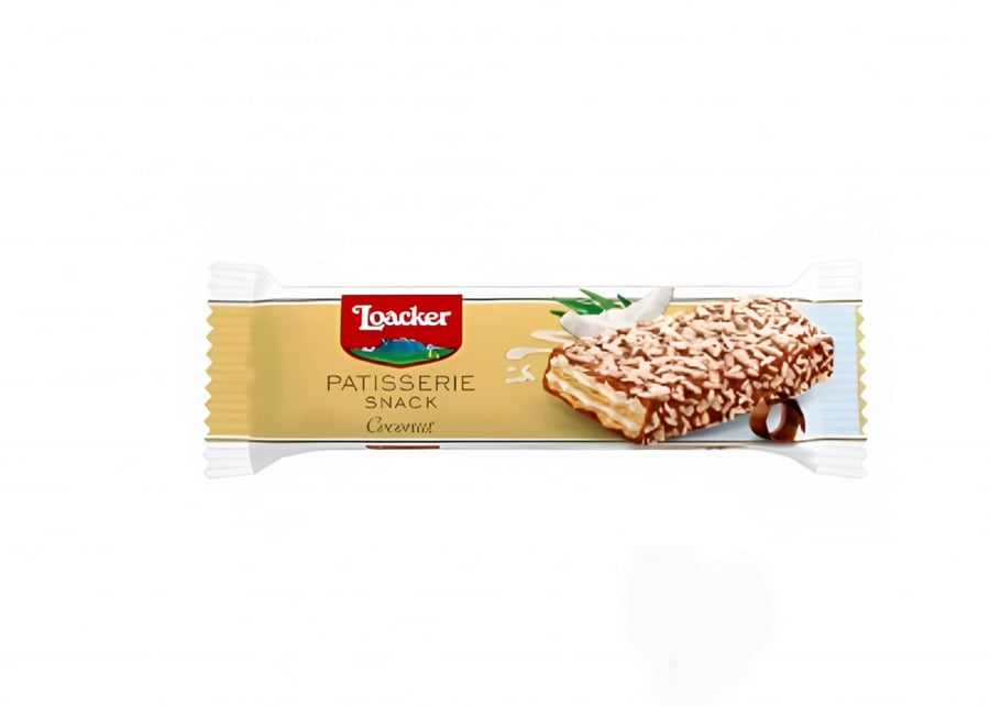 Lauker with hazelnuts 21 grams pastry with coconut