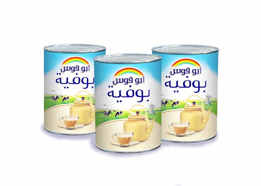 حليب ابو قوس بوفية 405جرام 3 حبات
