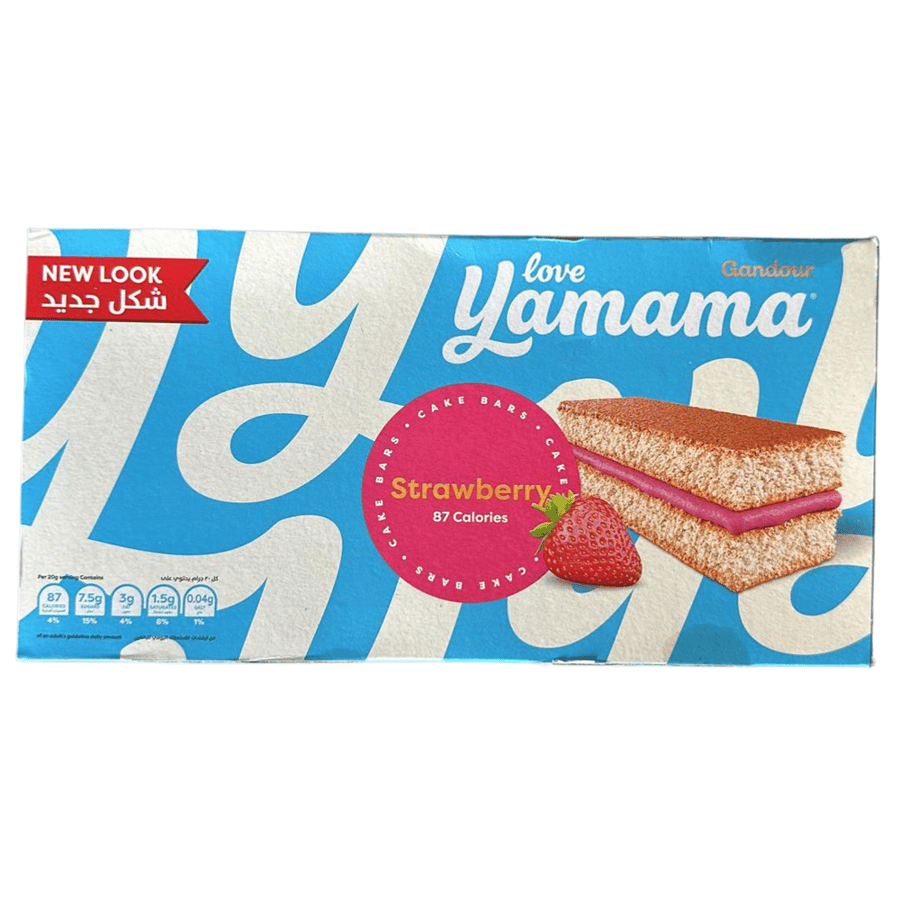 Yamama cake 20 grams pack 12 pieces with strawberry
