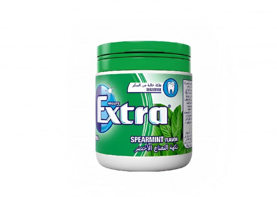 Extra chewing gum 84 grams with mint flavor, 60 pieces