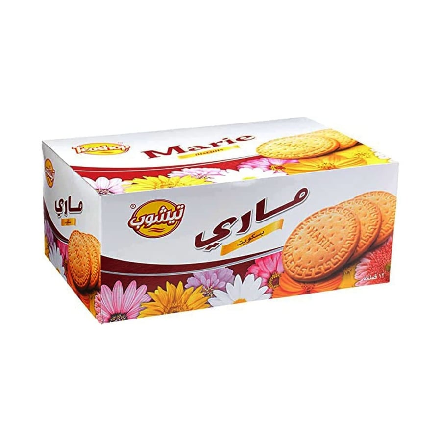 Marie Tishub biscuits 75 SAR per pack 12 pieces