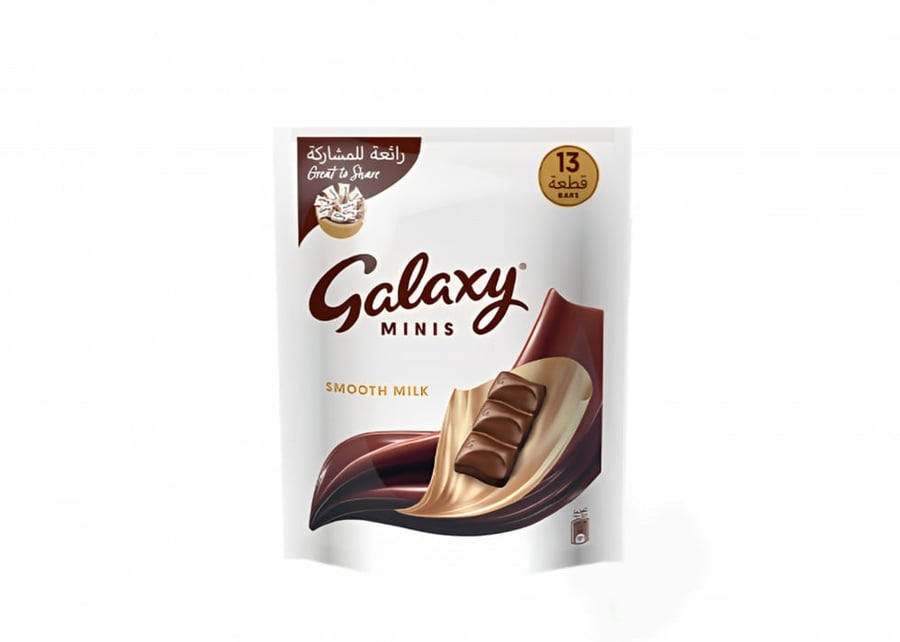 Galaxy peanut bags 150 g milk