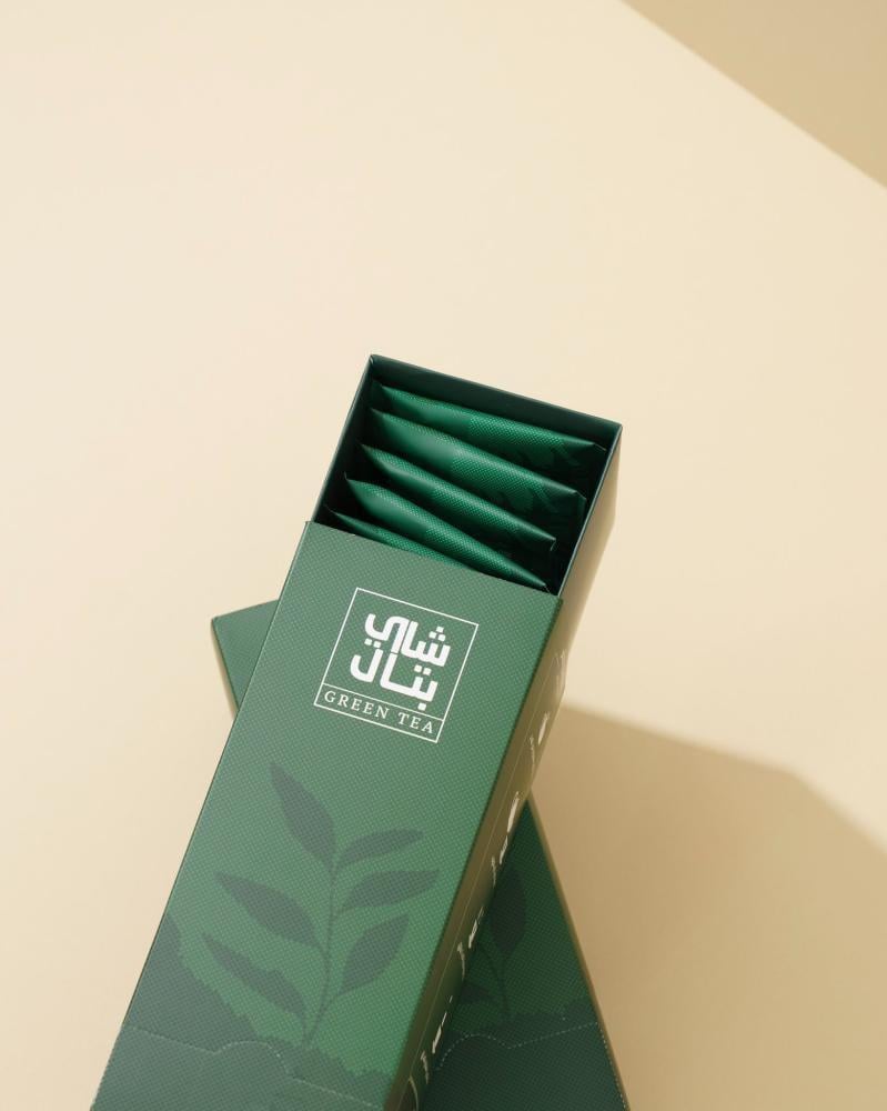 شاي بتال الأخضر الصيني - 30 ظرف (60 جم)