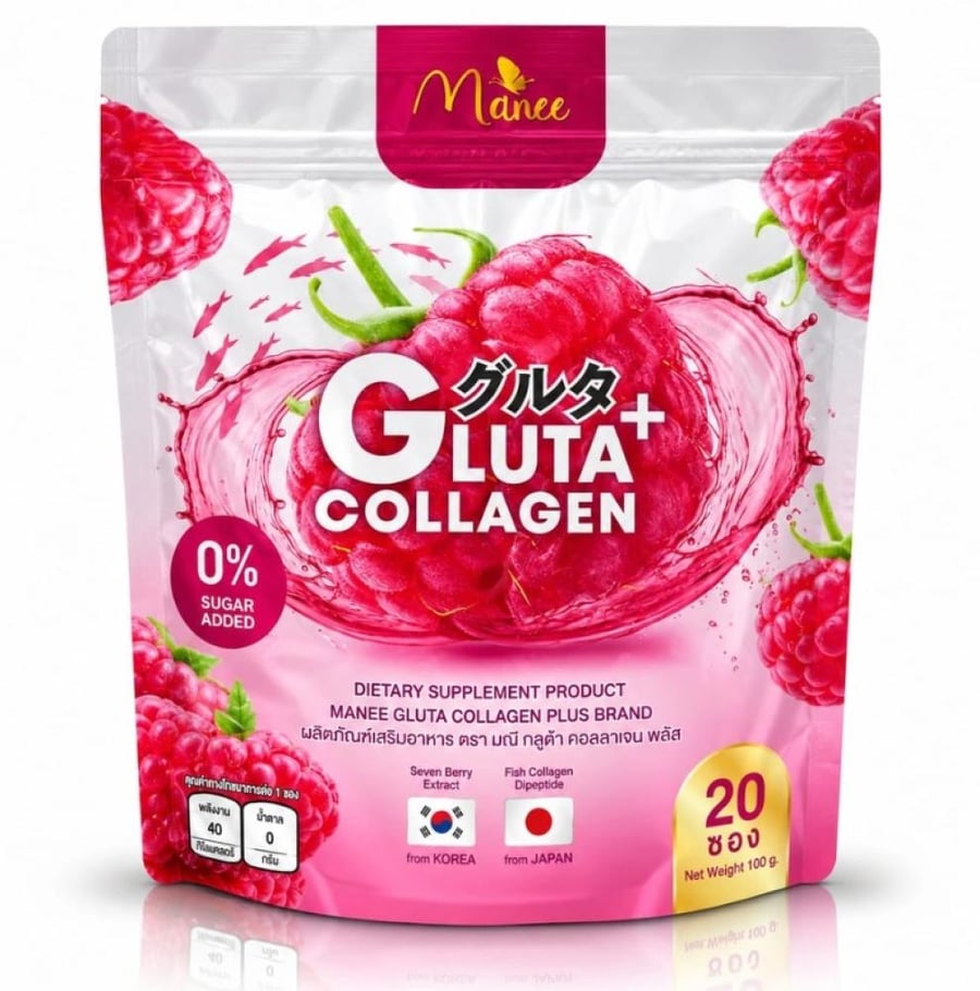 ماني جلوتا كولاجين بلس Manee Gluta+ Collagen – 20 كيس