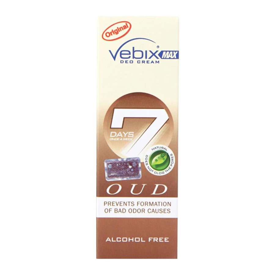 Vibex cream deodorant with oud 25 grams