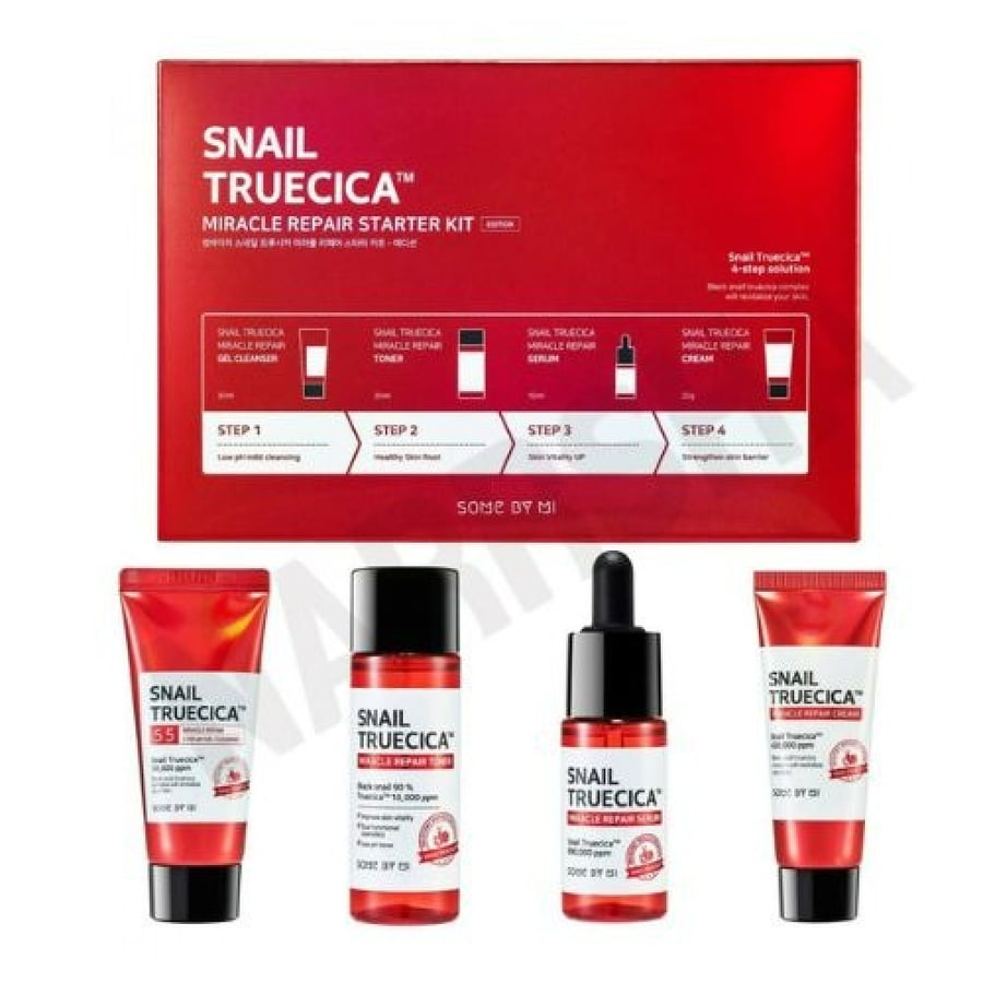 The Korean Miracle Set with snail extract from Some By Mi - 4 pieces