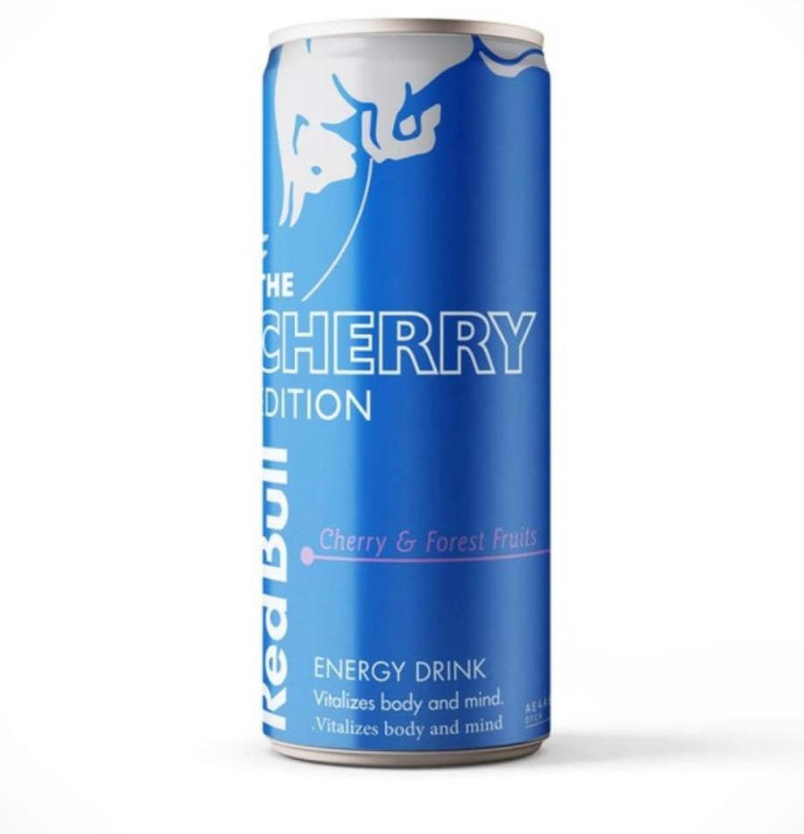 ريد بول ازرق بنكهة الكرز Red bull Acai Cerry
