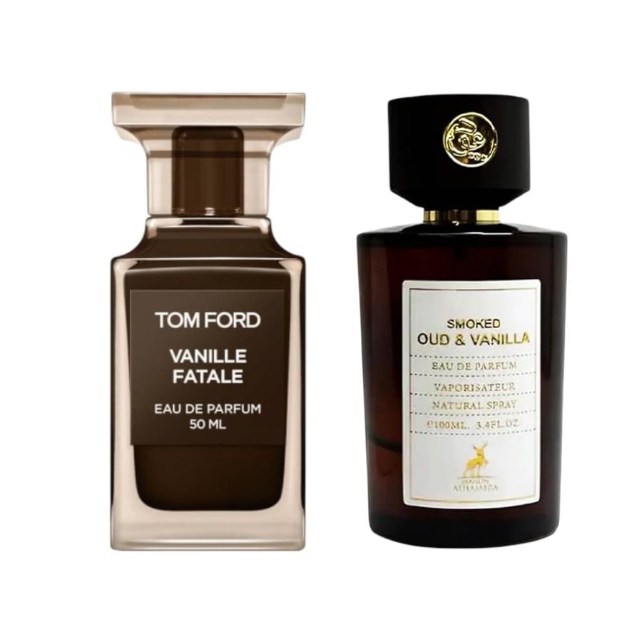Smoked oud and vanilla ambra