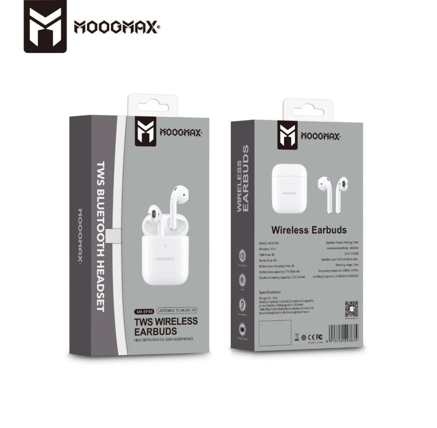 سماعة ايربودز MOOG MAX ( EP48 )