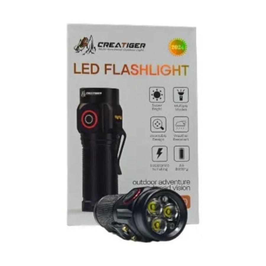 كشاف LED يدوي متعدد الوظائف